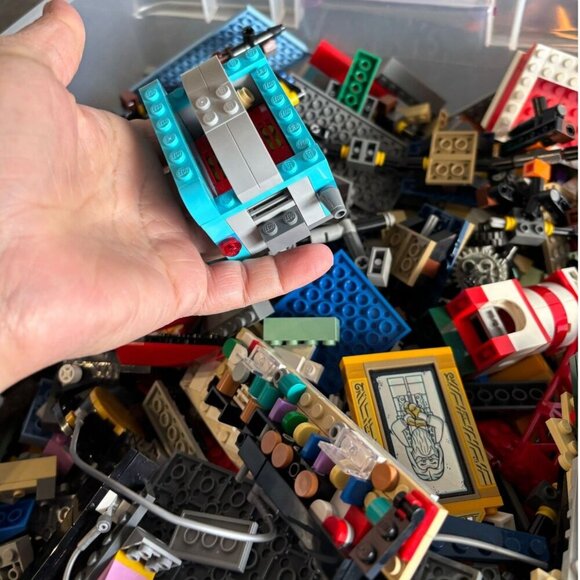 Lego Kids Mixed Assorted Super Clean Lego 34 Pounds Multi Color Size 21x17x13 - Picture 1 of 14